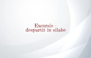 excursie despartit in silabe