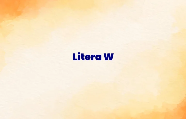 litera w