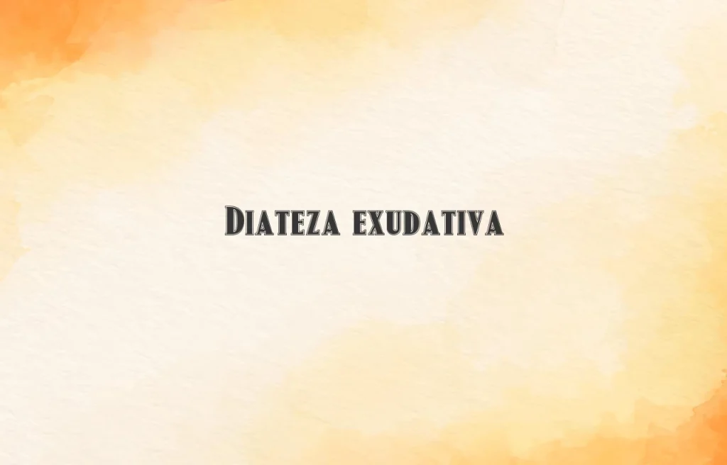 diateza exudativa