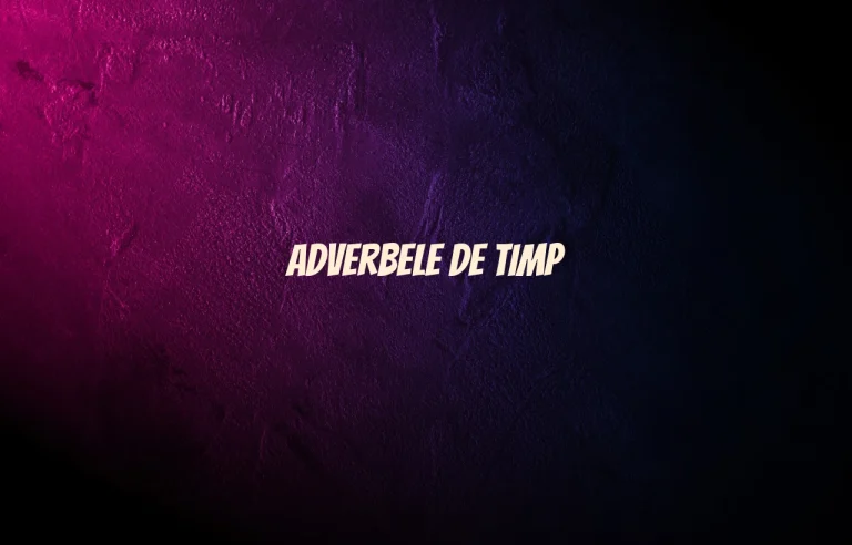 adverbe de timp