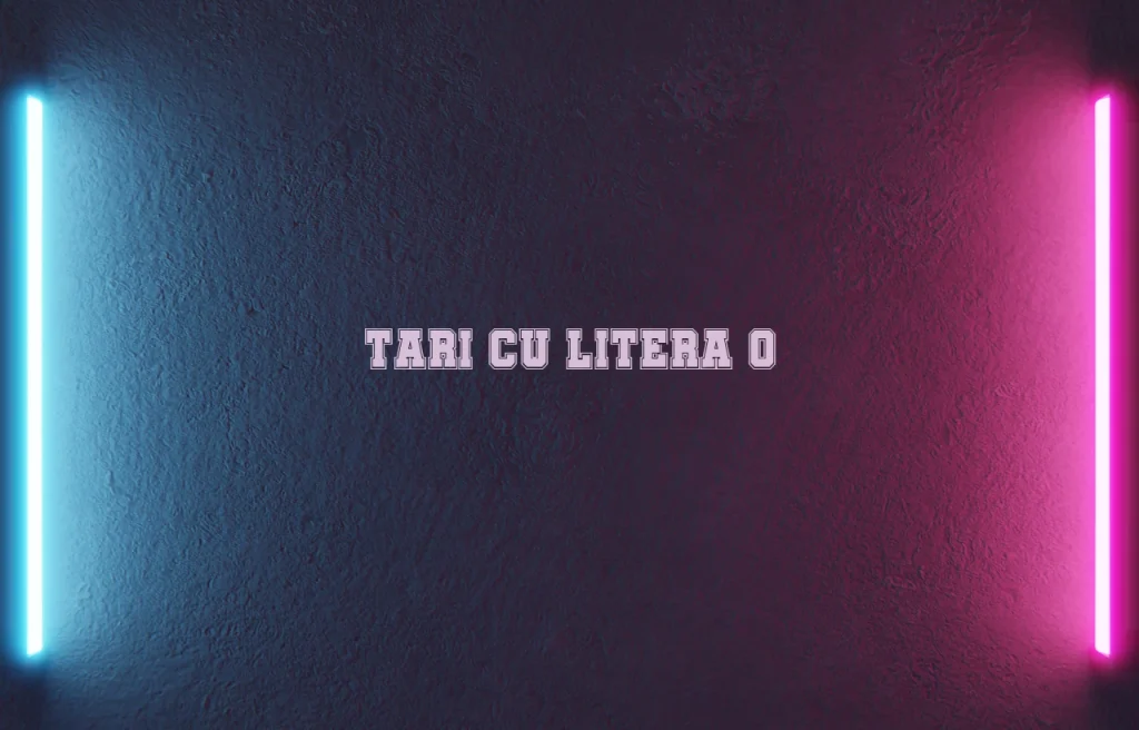 tari cu litera o
