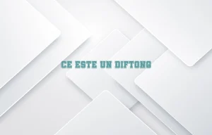 ce este un diftong