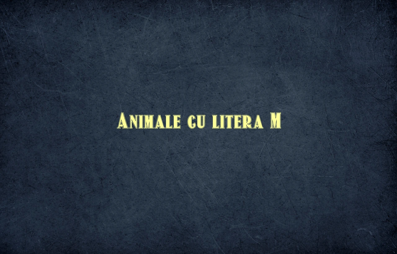 animale cu litera m