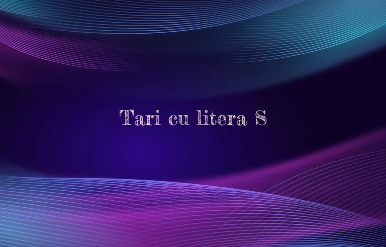 tari cu litera s