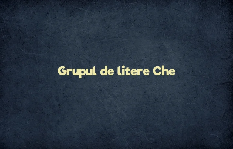grupul de litere che