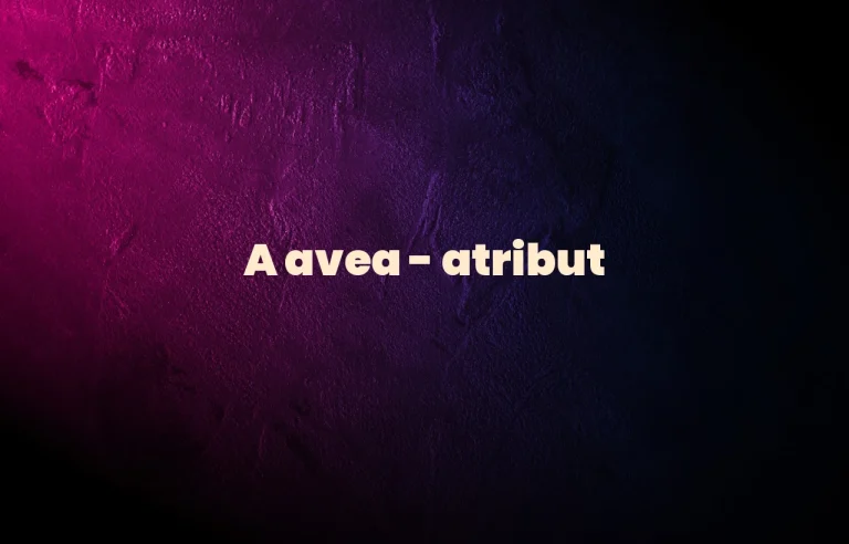 a avea atribut