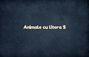 animale cu litera s